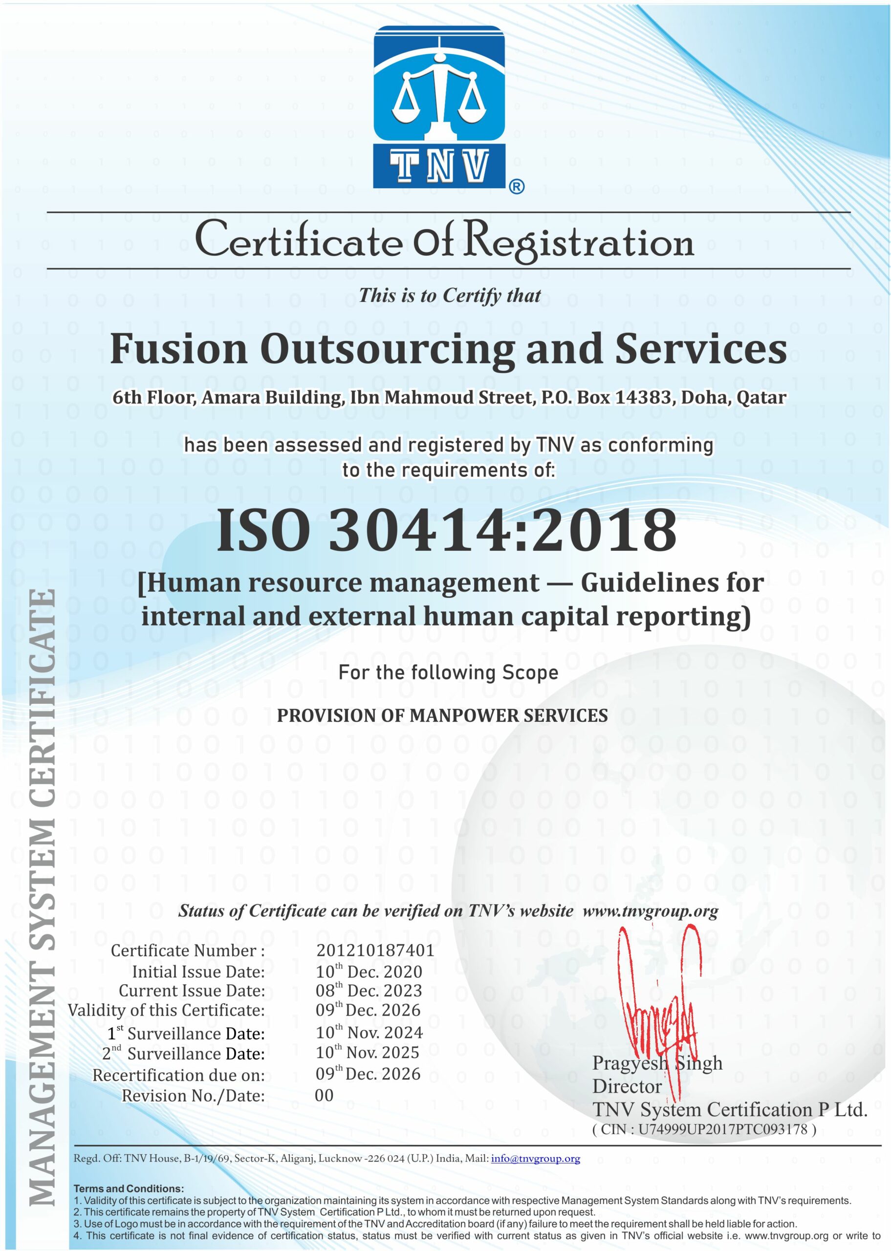 ISO 30414:2018 <br> Human Resource Management — Guidelines For Internal & External Human Capital Reporting