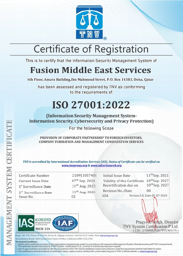ISO 27001:2022 <br> Information Security Management